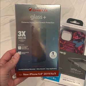 New in box glass shield for iPhone X/Xs 2019